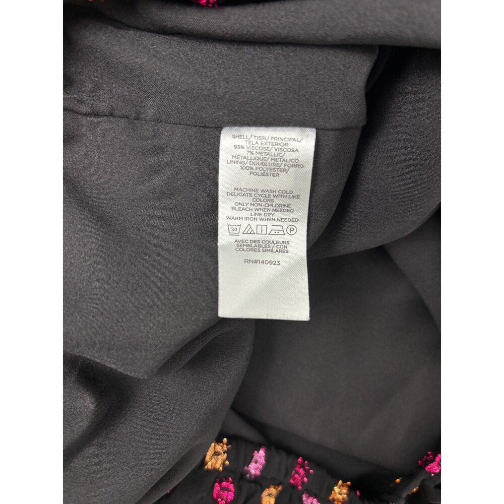 LOFT Black Top Women's Size XL Blouse Gently Used - Picture 8 of 8